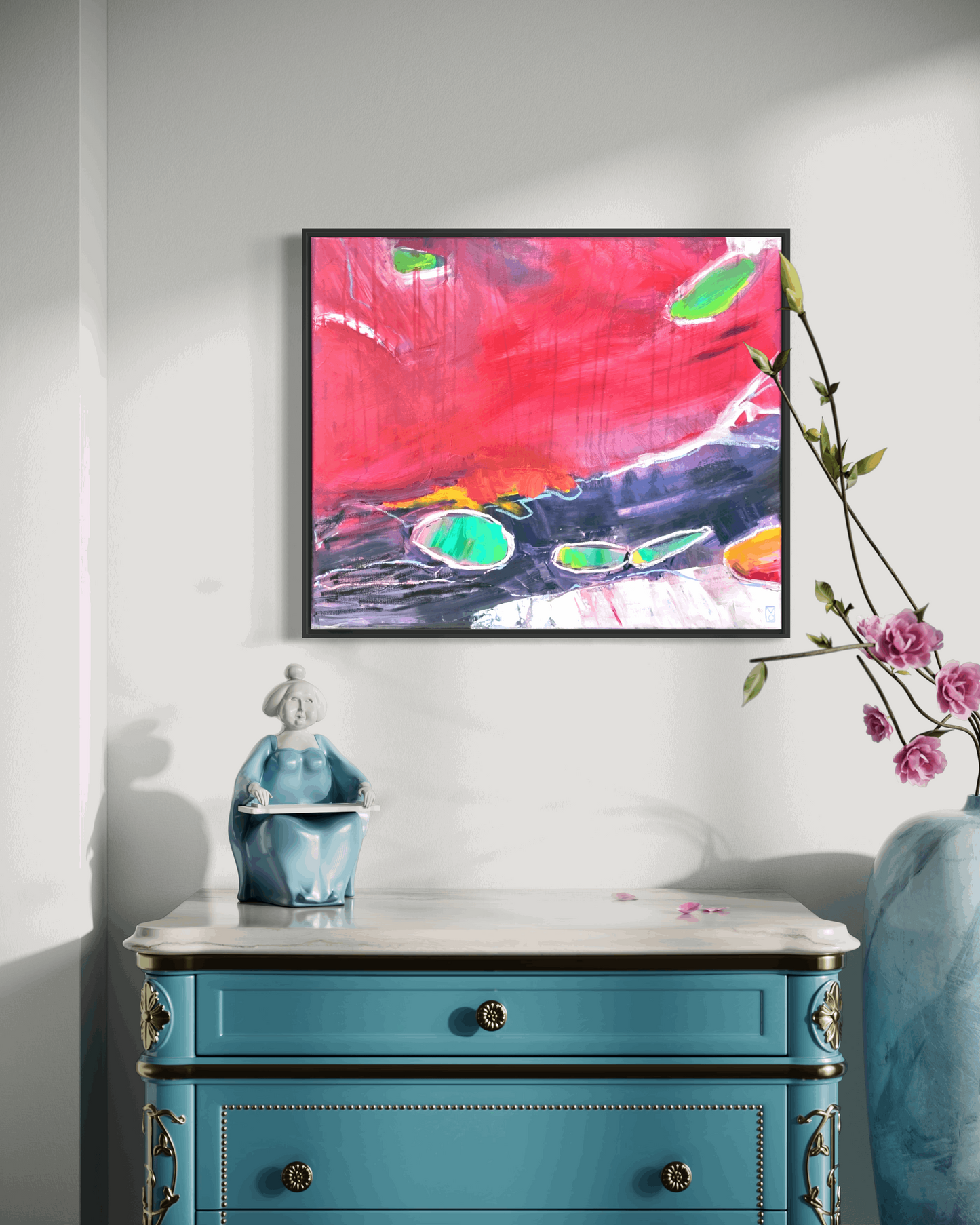 "Mutausbruch", Original Gemälde, 50x60cm (verkauft)